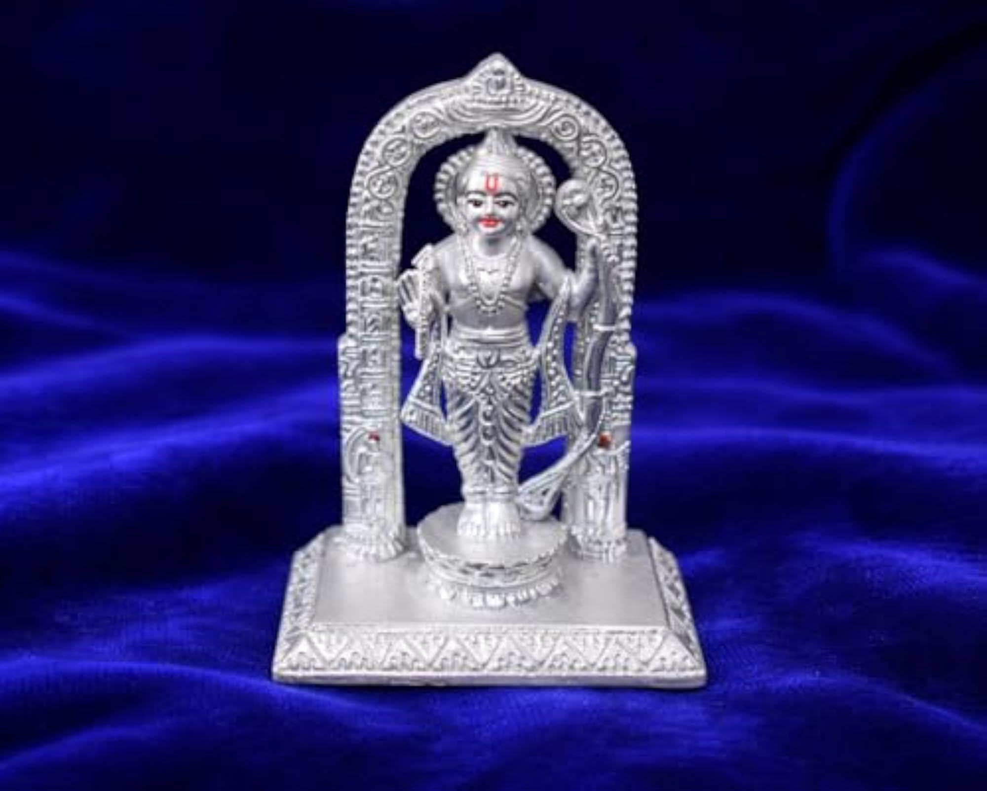 Pure Shree Ram Lala Idol for Pooja 999 Shri Lalla Murti Chandi God